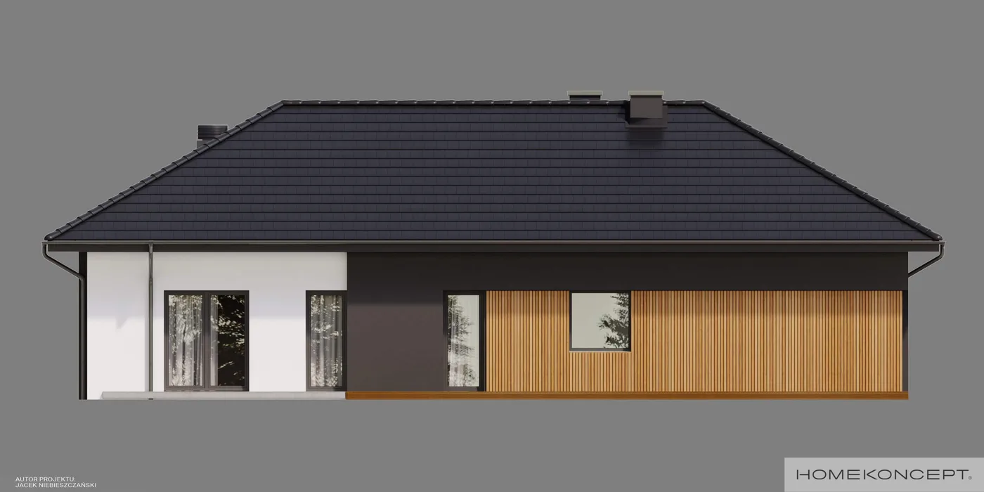 Elewacja boczna lewa