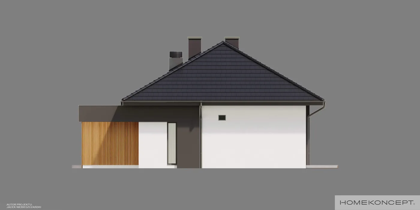 Elewacja boczna prawa