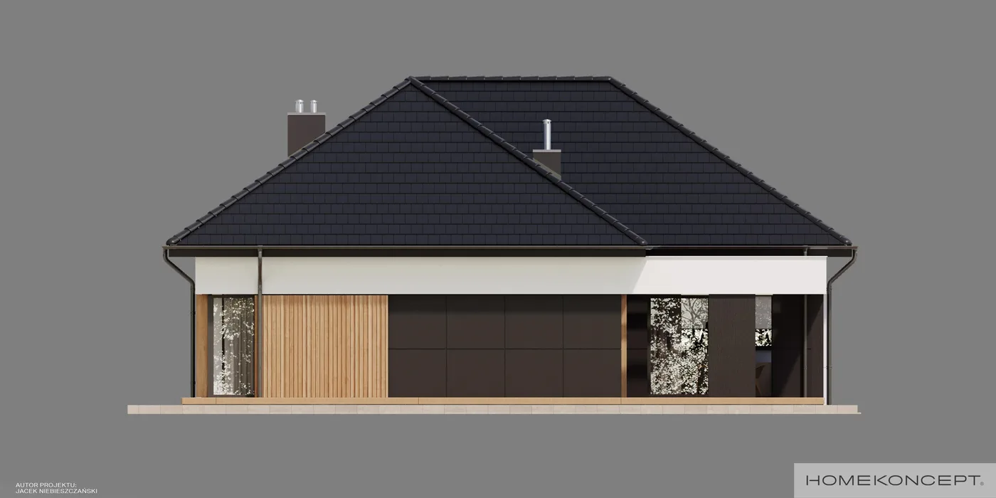 Elewacja boczna lewa