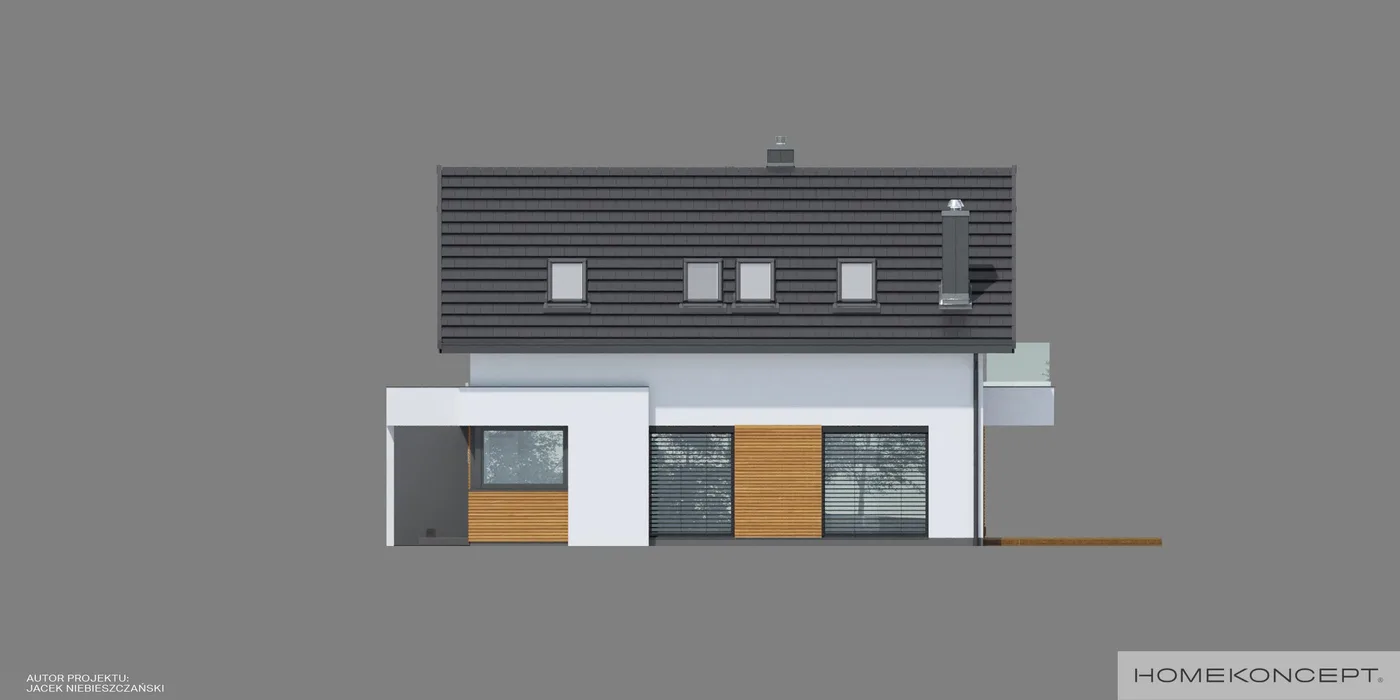 Elewacja boczna prawa