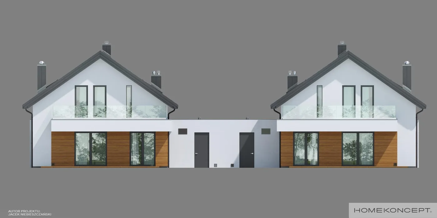 Elewacja boczna lewa