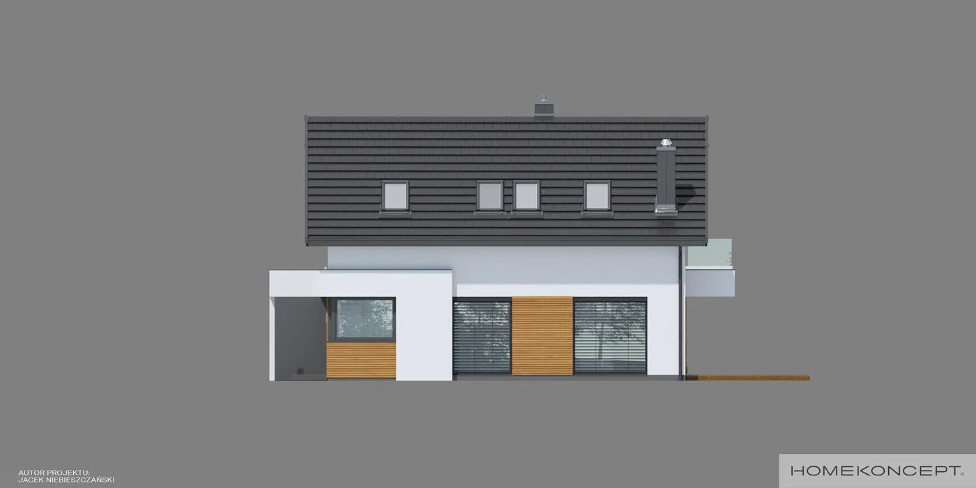 Elewacja boczna prawa