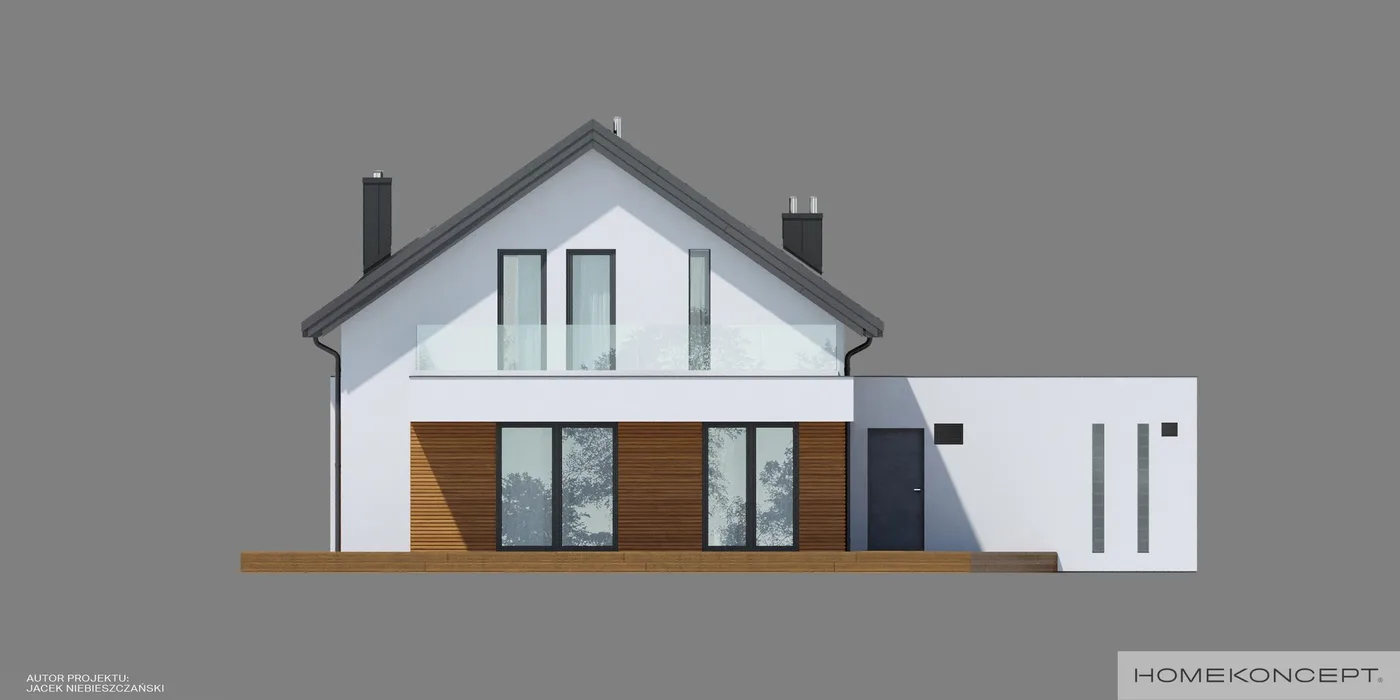 Elewacja boczna lewa