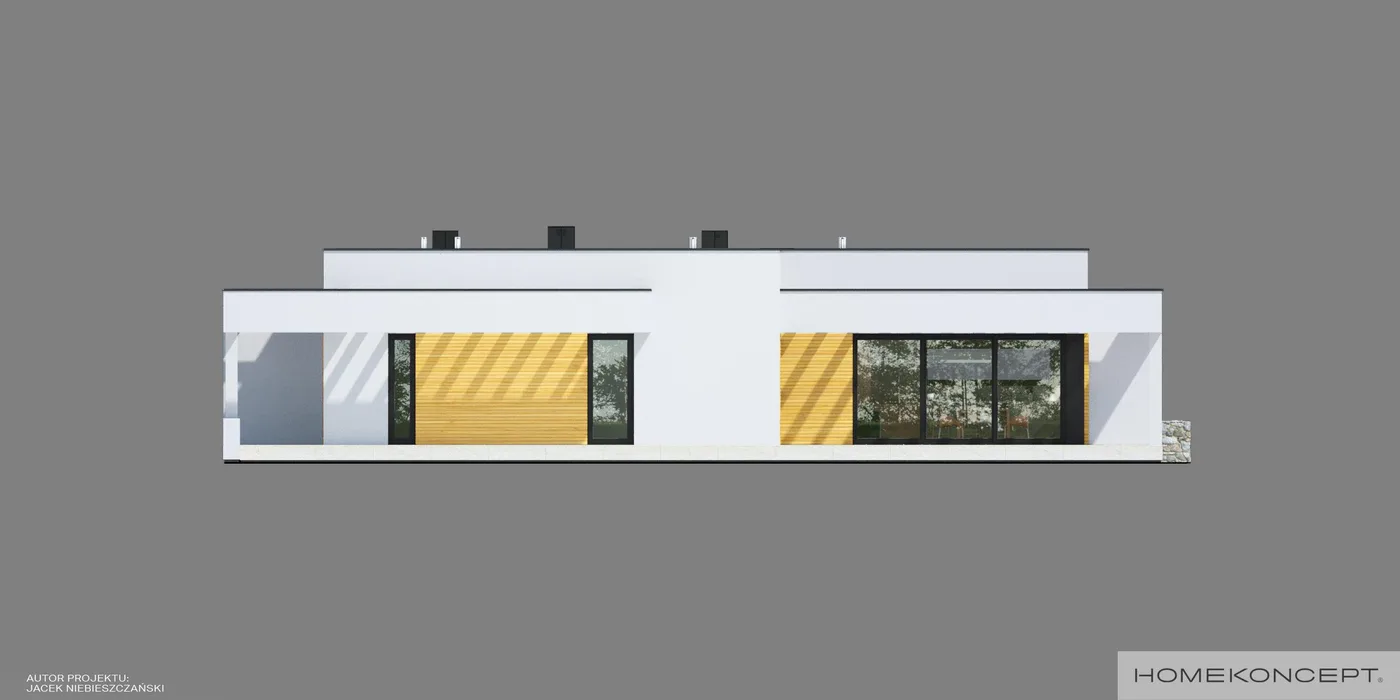 Elewacja boczna lewa