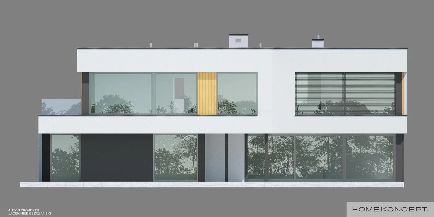 Elewacja boczna lewa