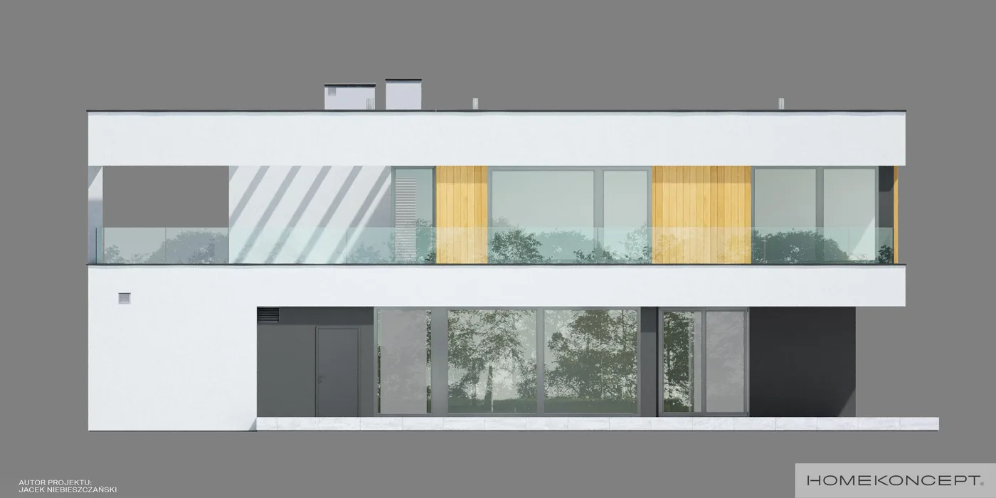 Elewacja boczna prawa