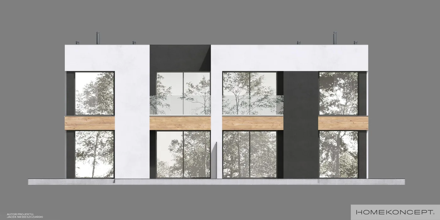 Elewacja boczna lewa