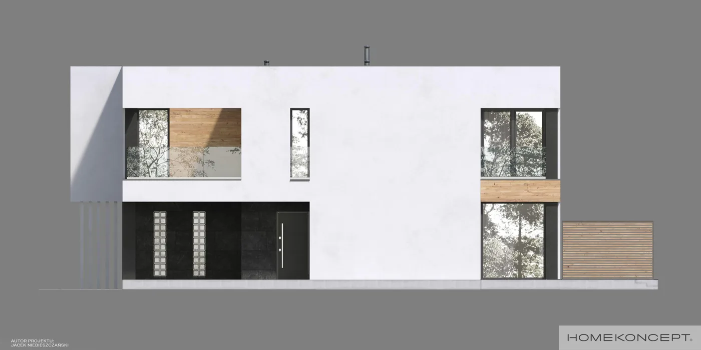 Elewacja boczna prawa