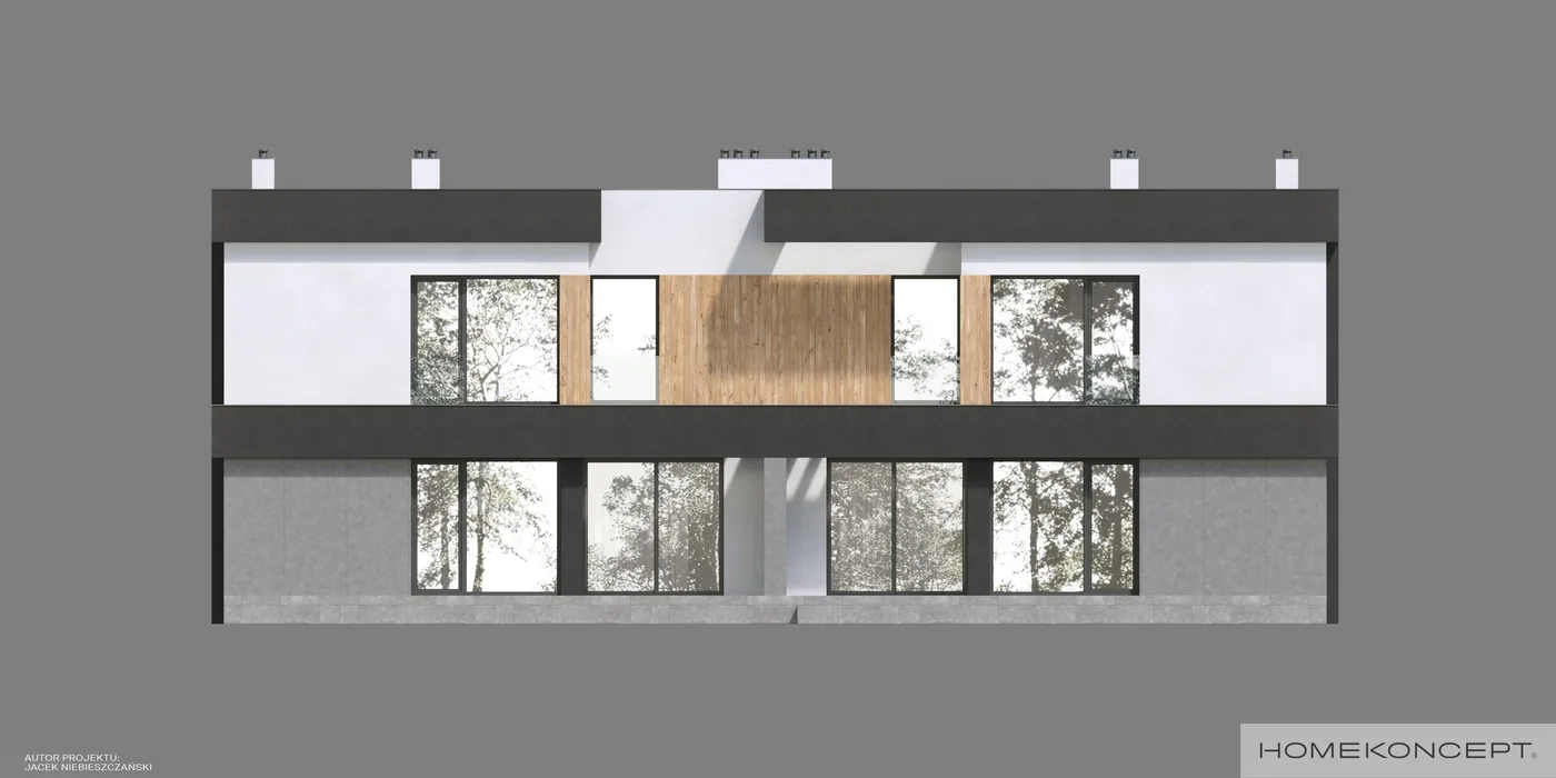 Elewacja boczna lewa