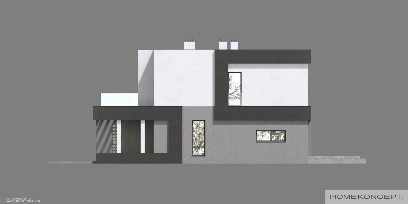 Elewacja boczna prawa