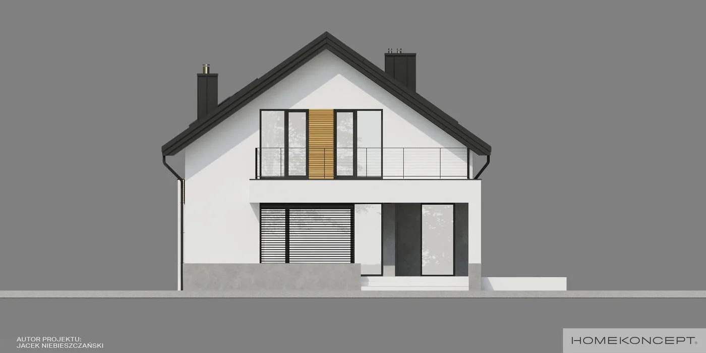 Elewacja boczna lewa