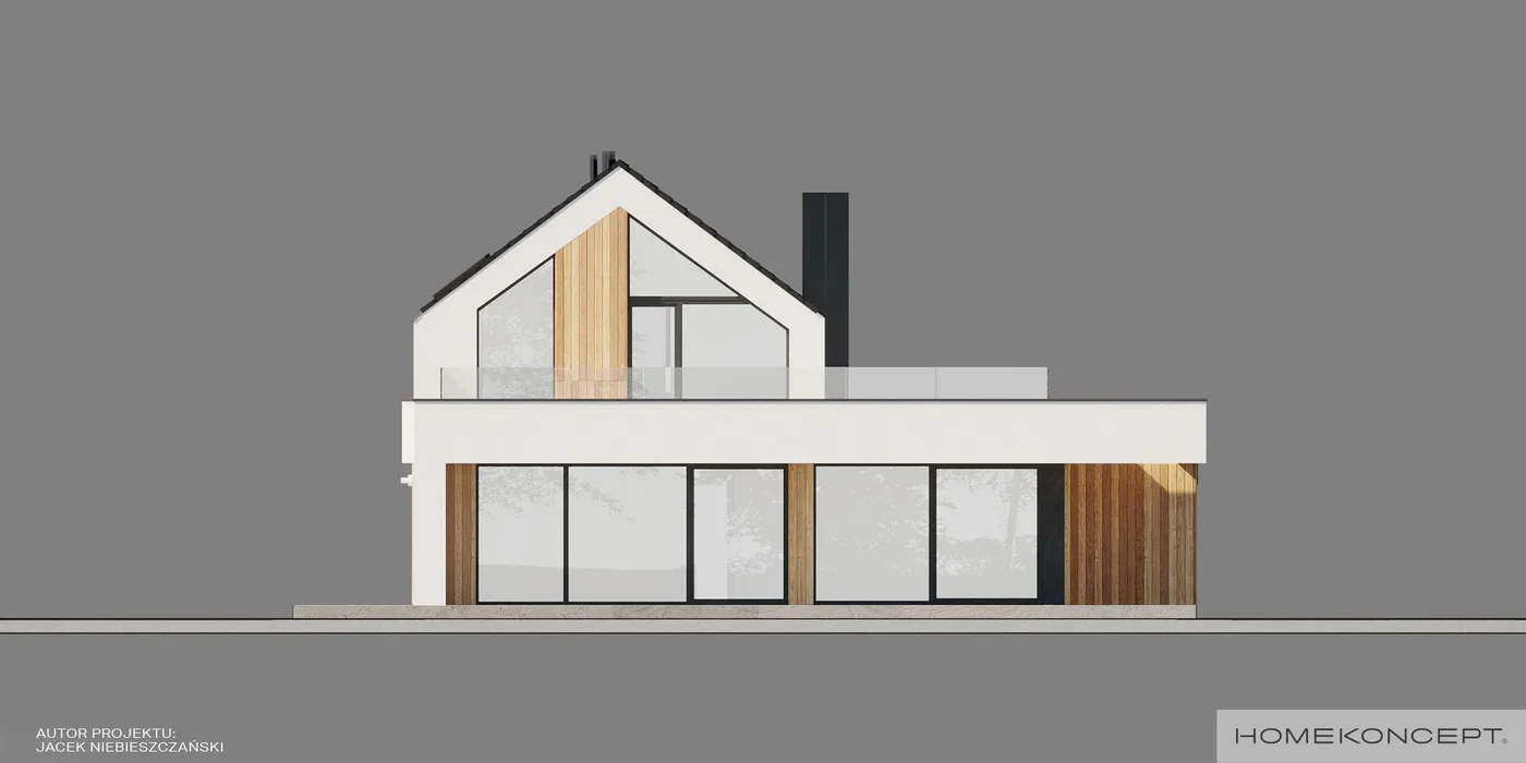 Elewacja boczna lewa