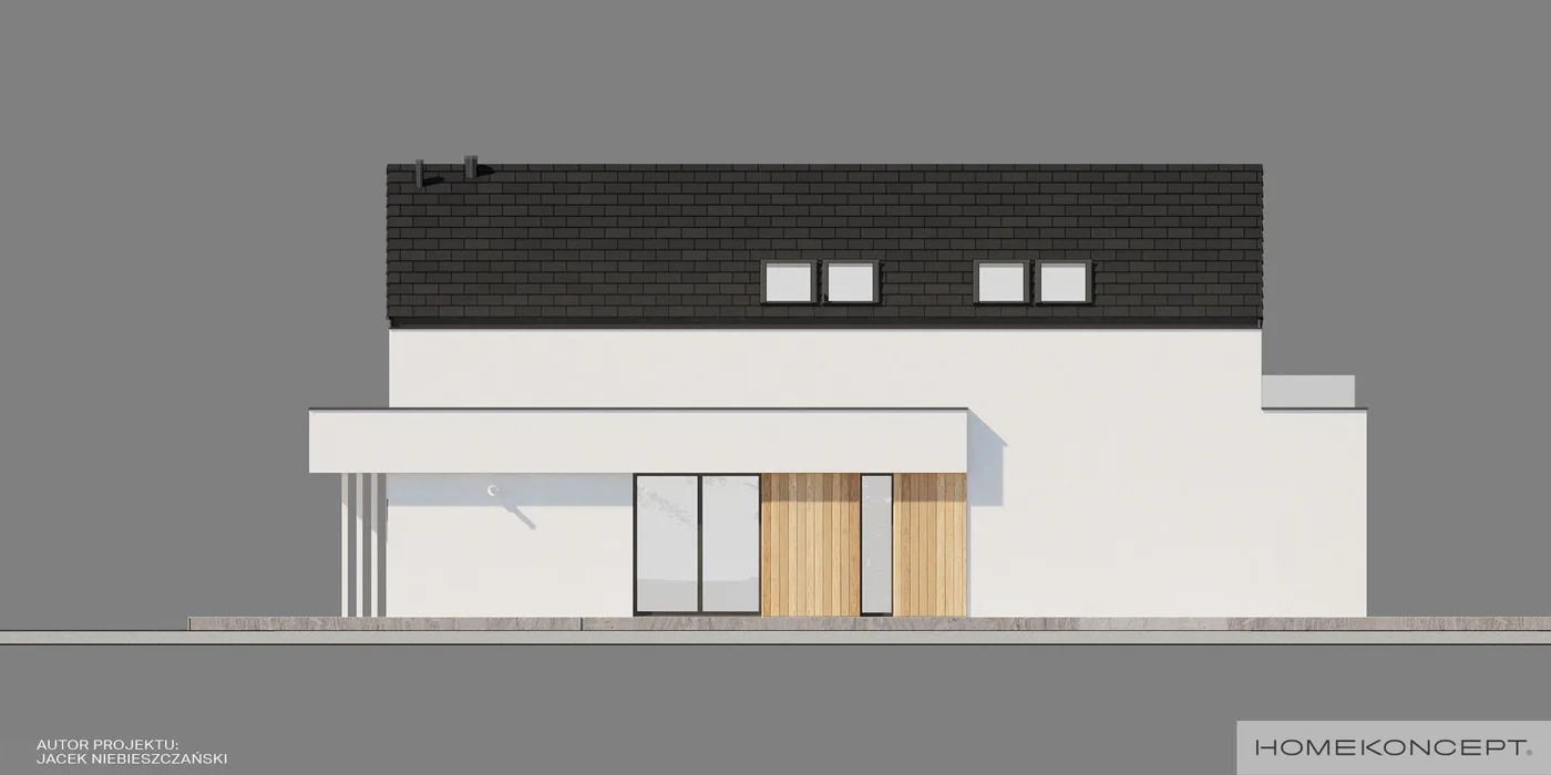 Elewacja boczna prawa