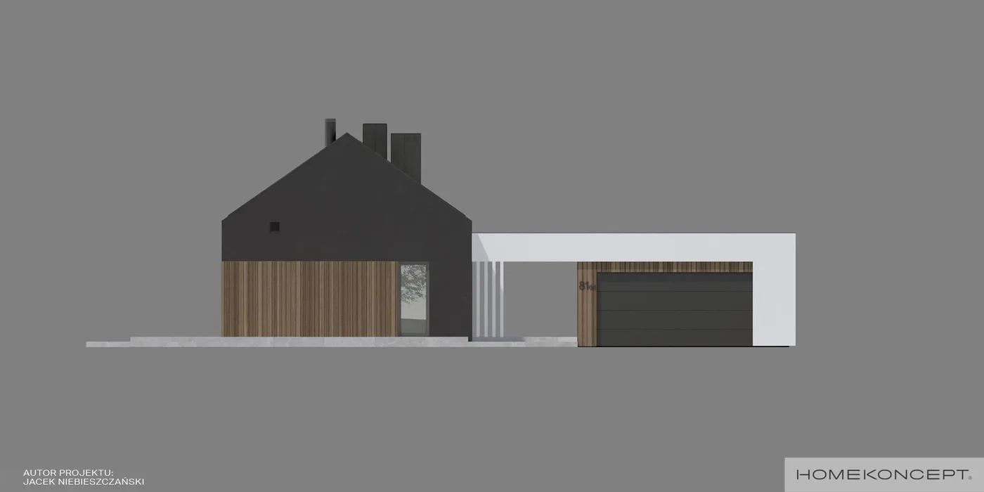 Elewacja boczna lewa