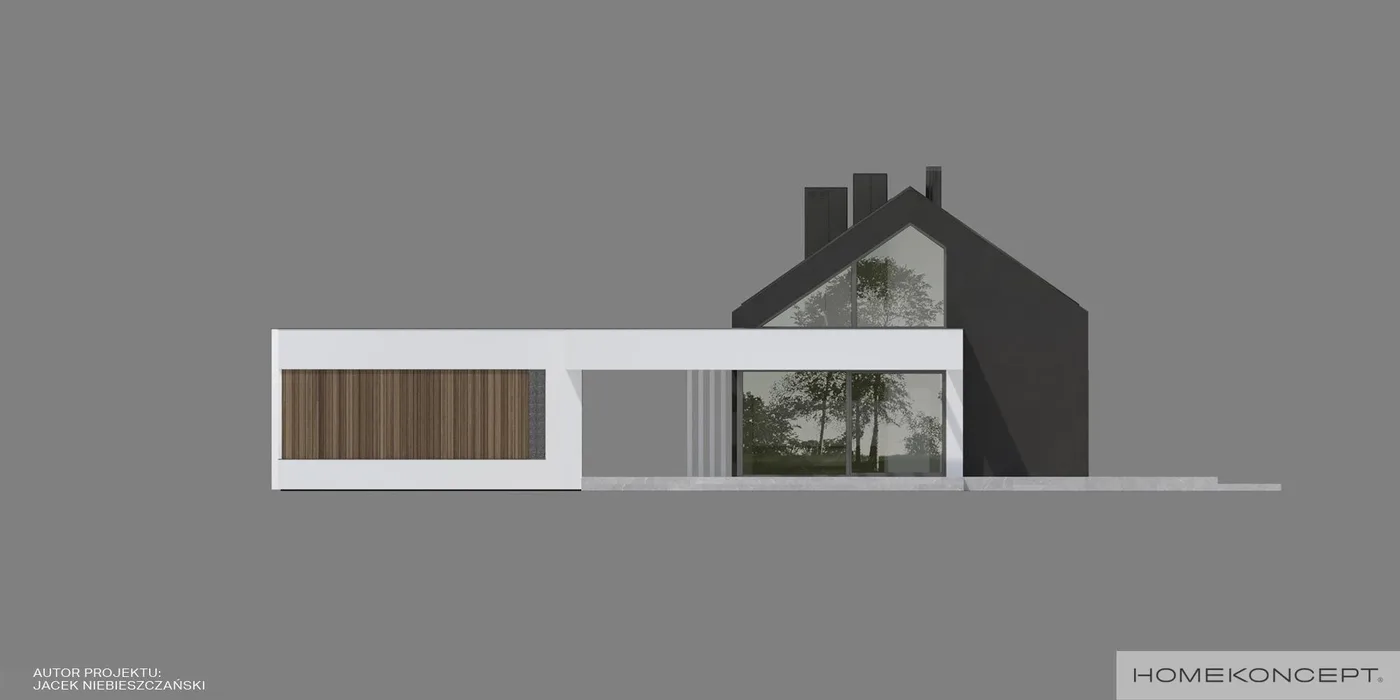 Elewacja boczna prawa