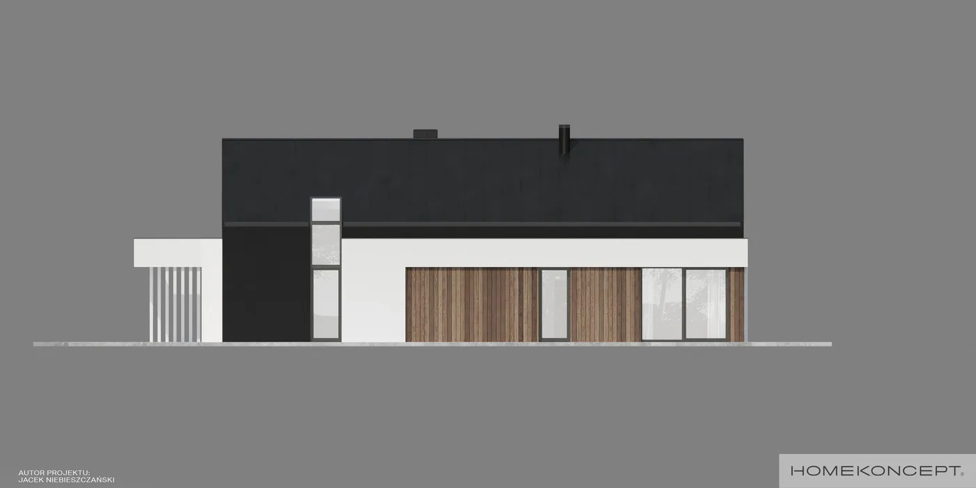 Elewacja boczna lewa