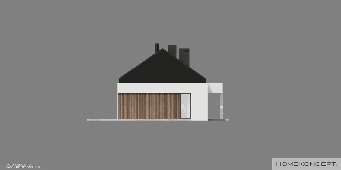 Elewacja boczna prawa