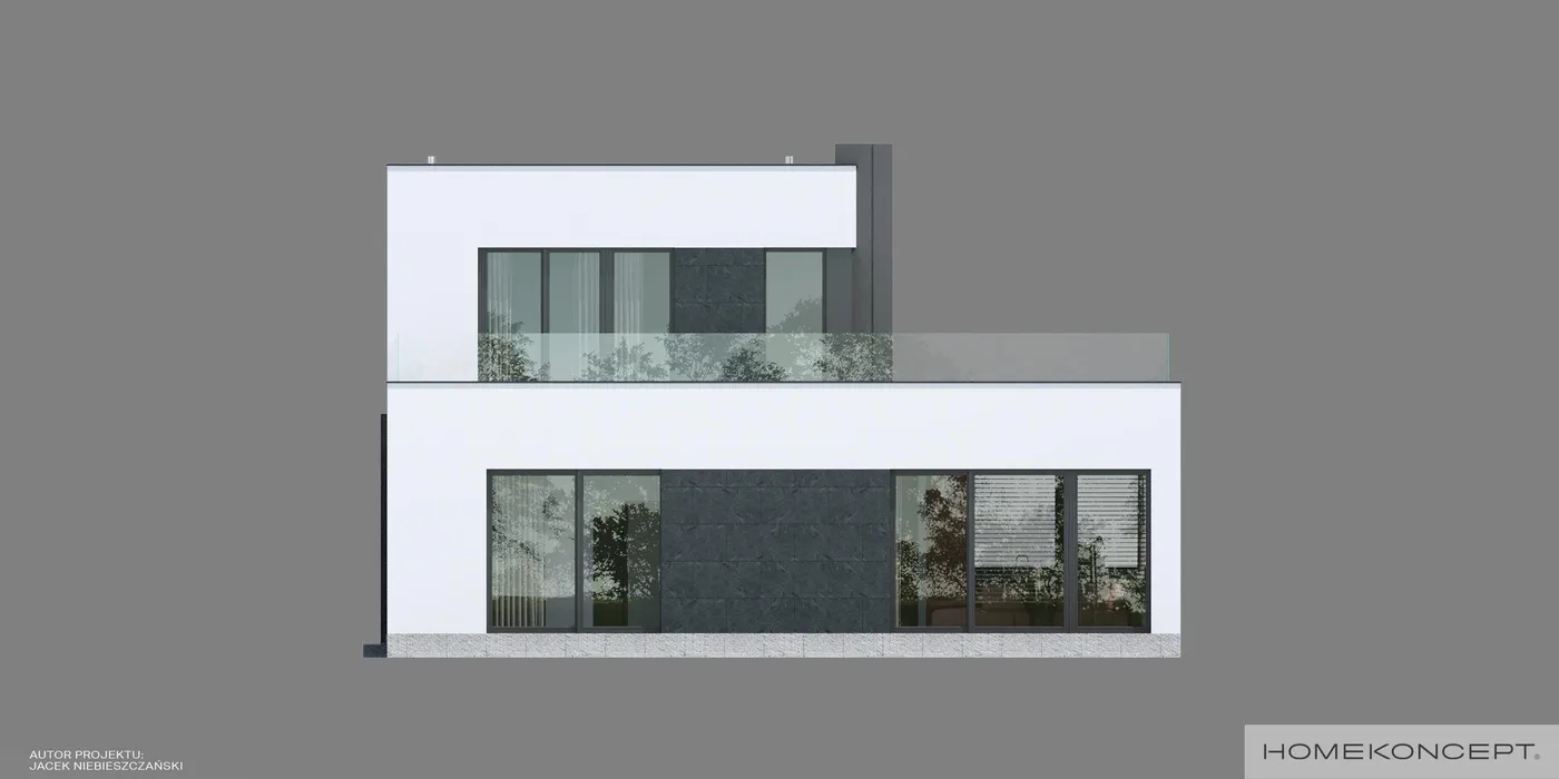 Elewacja boczna lewa