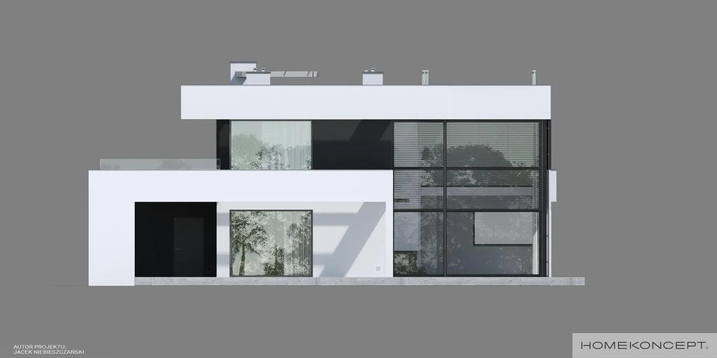 Elewacja boczna lewa