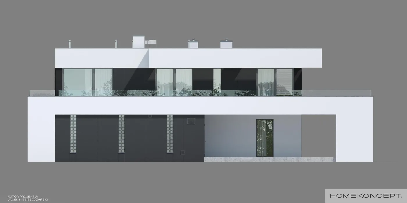 Elewacja boczna prawa