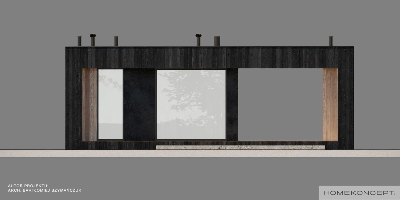 Elewacja boczna lewa