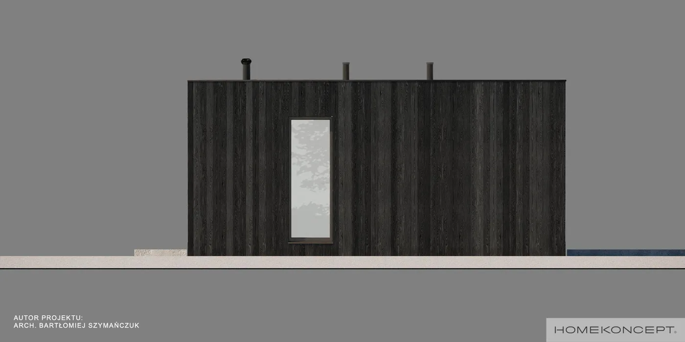 Elewacja boczna prawa