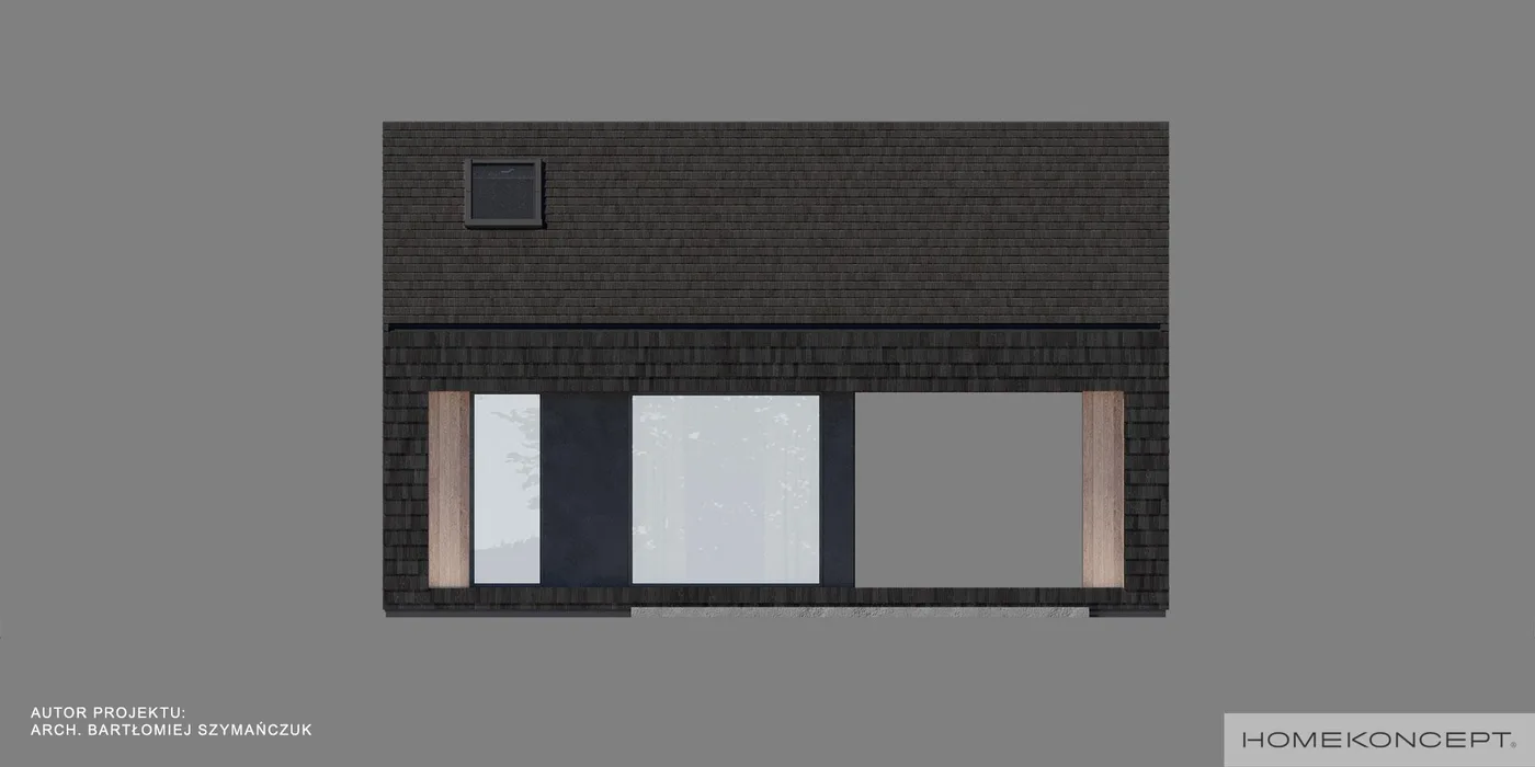 Elewacja boczna lewa