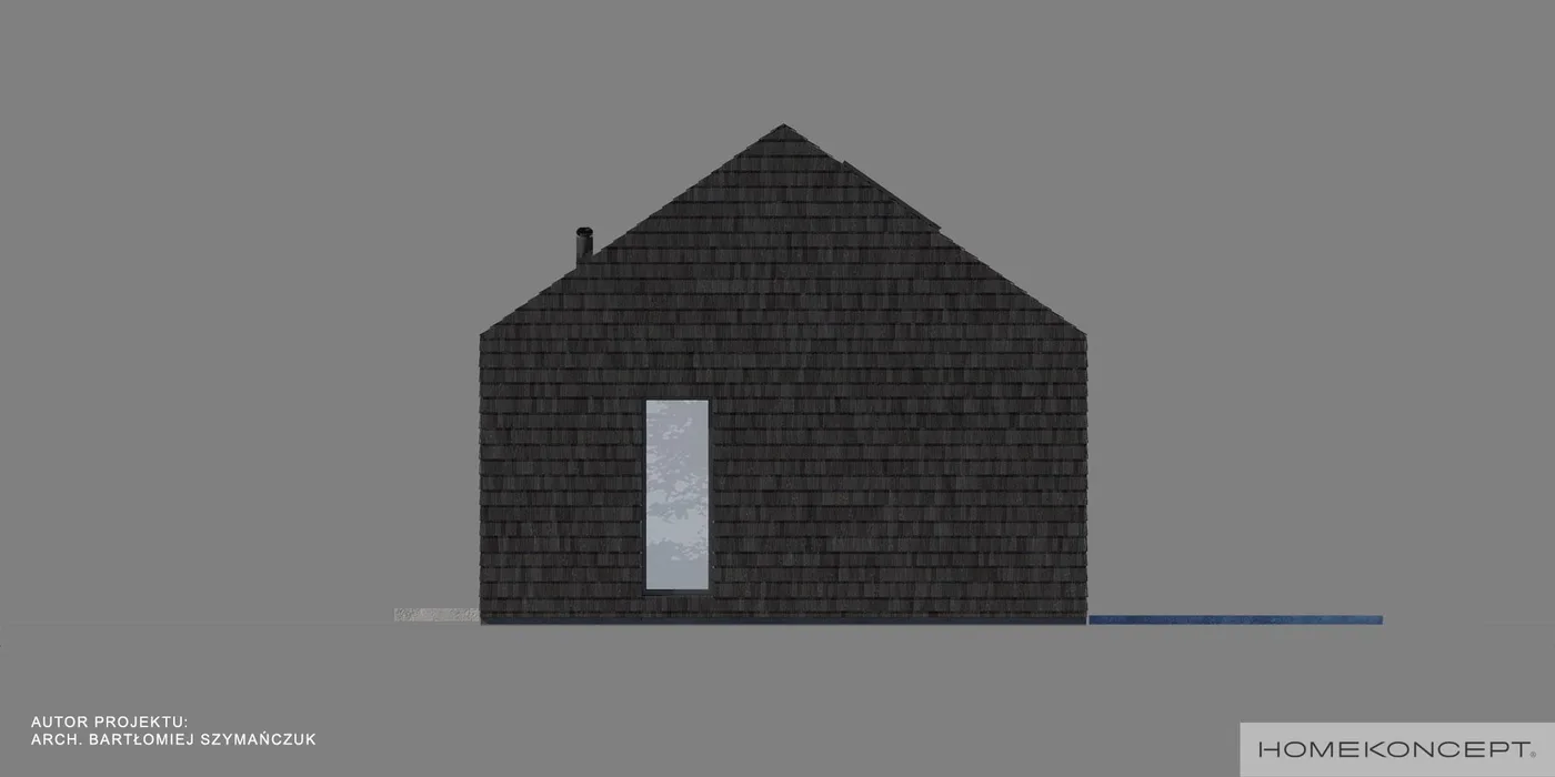 Elewacja boczna prawa