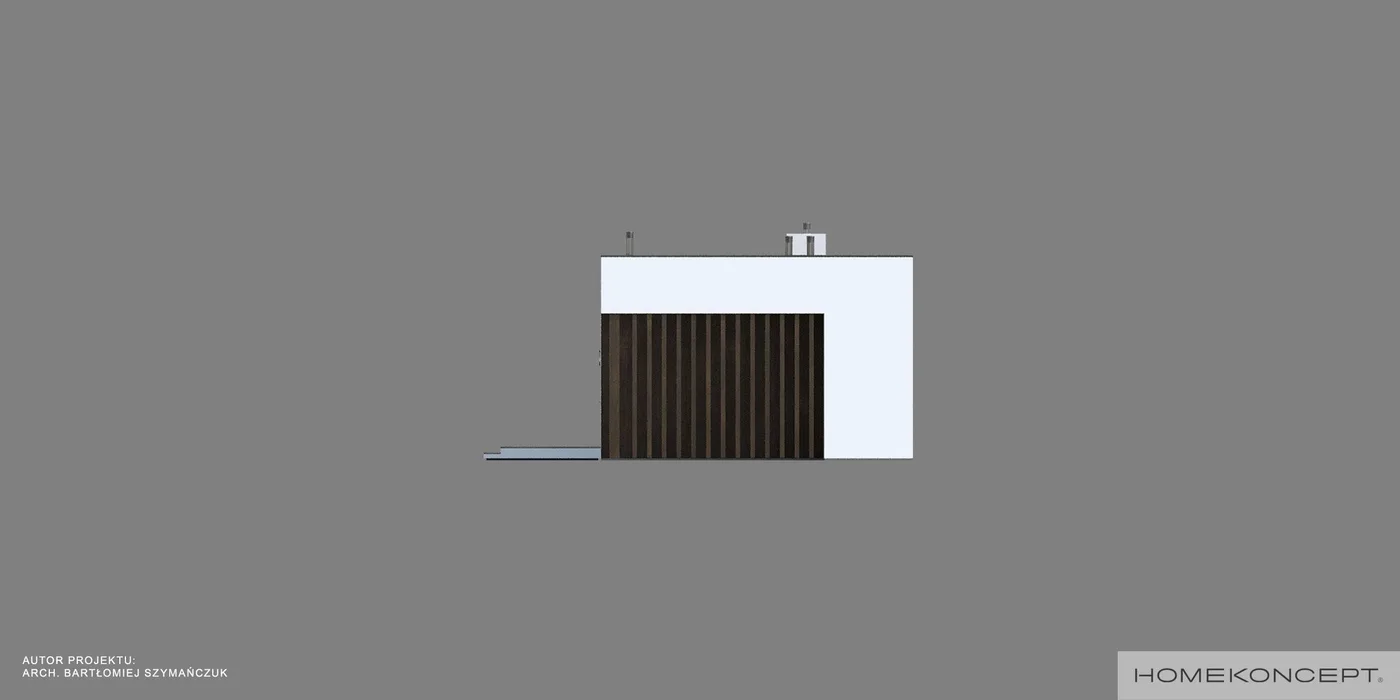 Elewacja boczna prawa