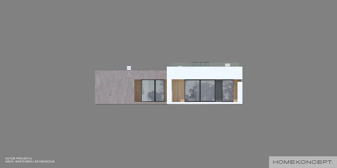 Elewacja boczna prawa