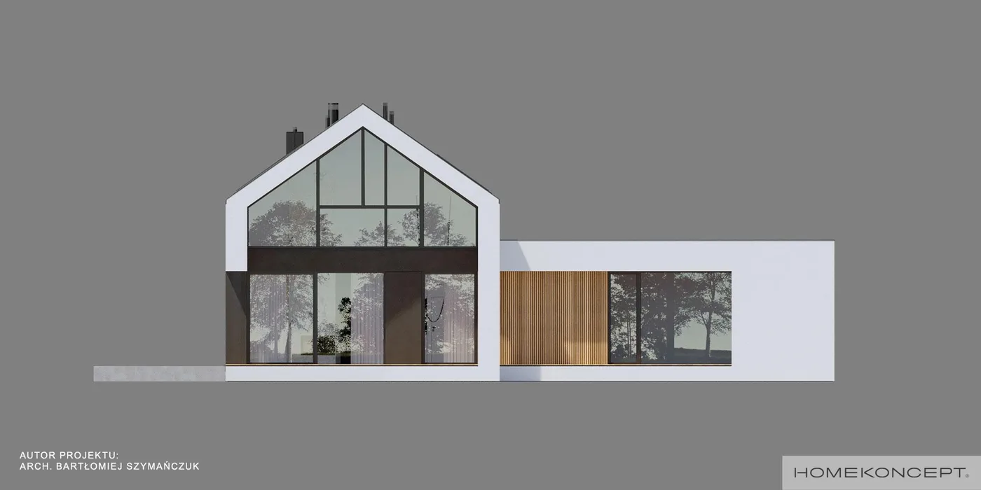 Elewacja boczna lewa