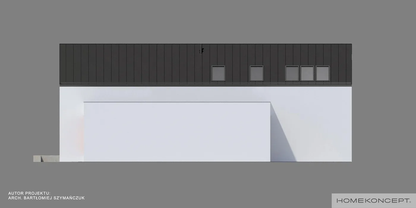 Elewacja boczna prawa