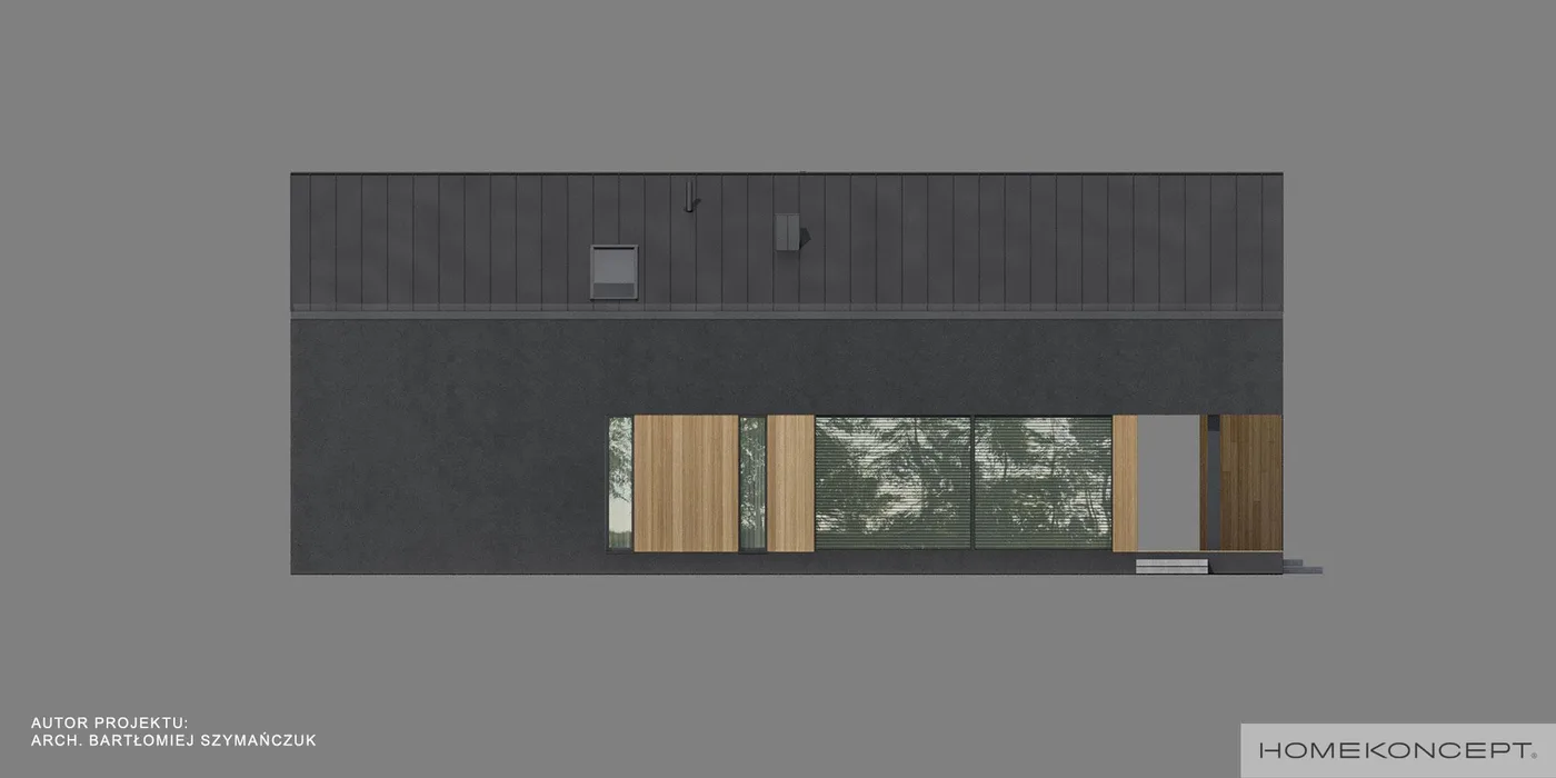 Elewacja boczna lewa