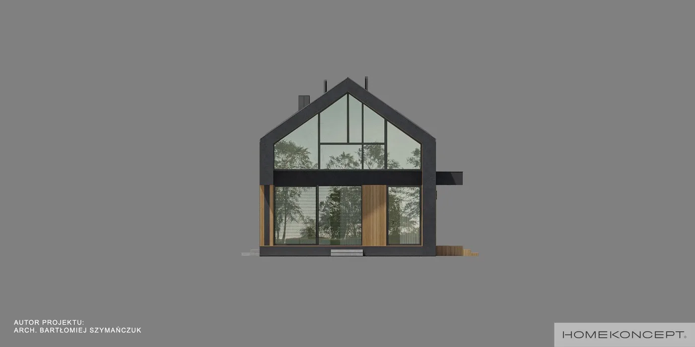 Elewacja boczna prawa