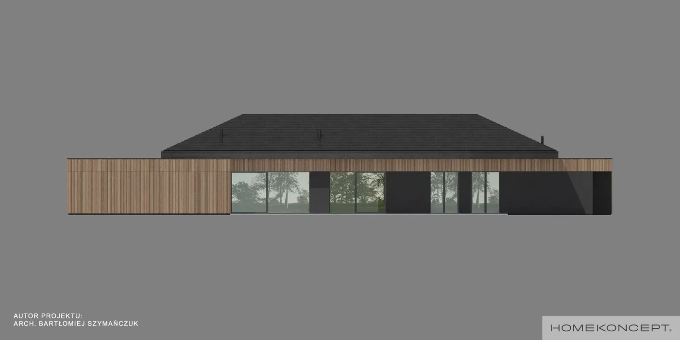 Elewacja boczna lewa