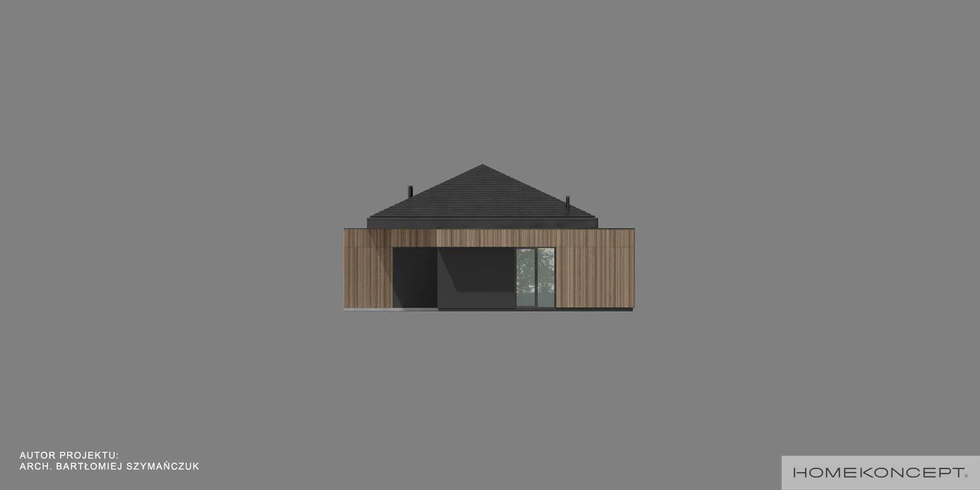 Elewacja boczna prawa