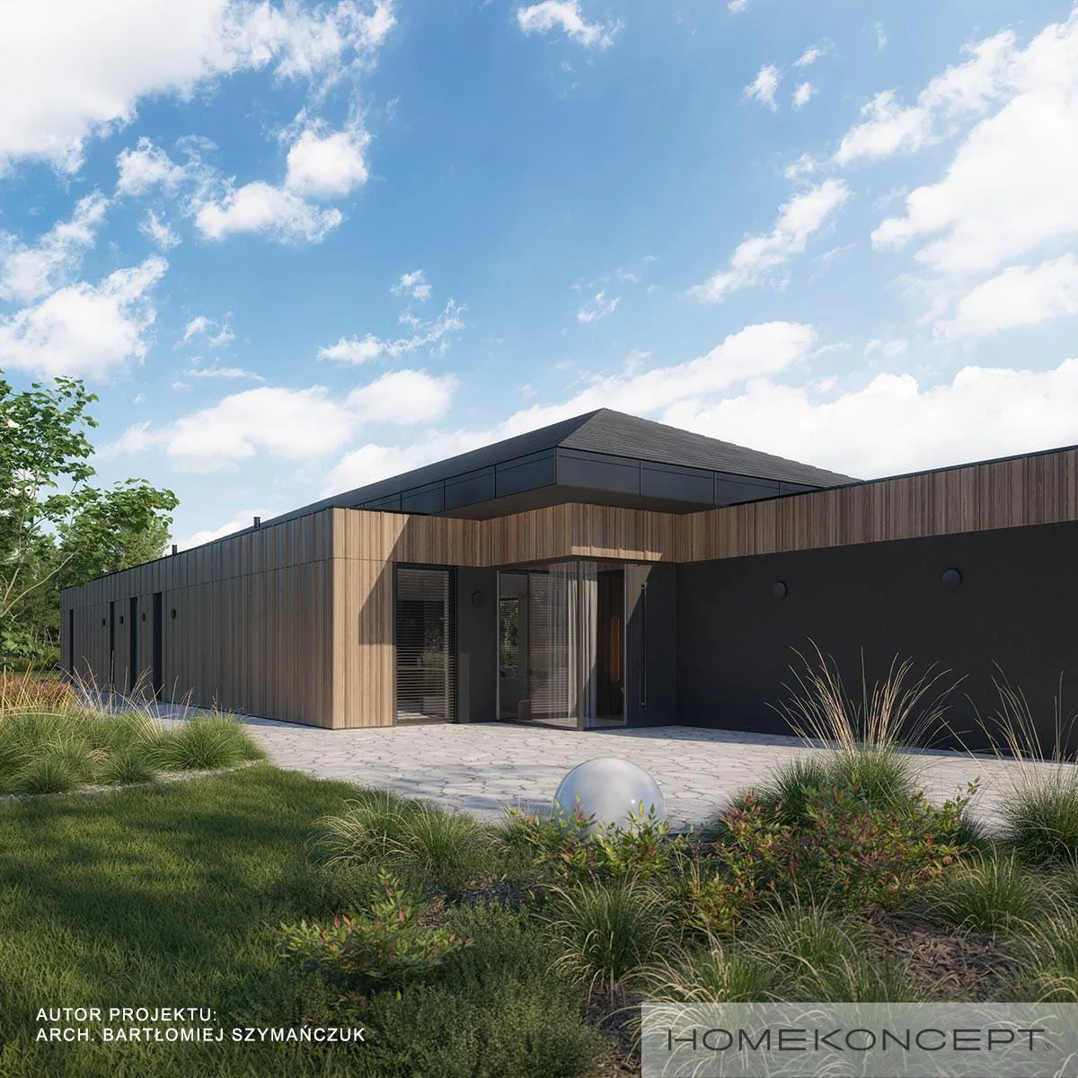 Wizualizacja HOMEKONCEPT 90 wariant 01 - zdjęcie 2