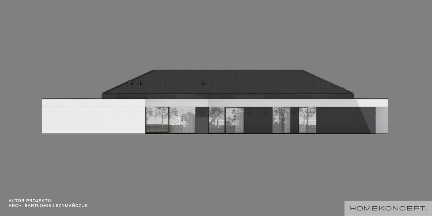 Elewacja boczna lewa