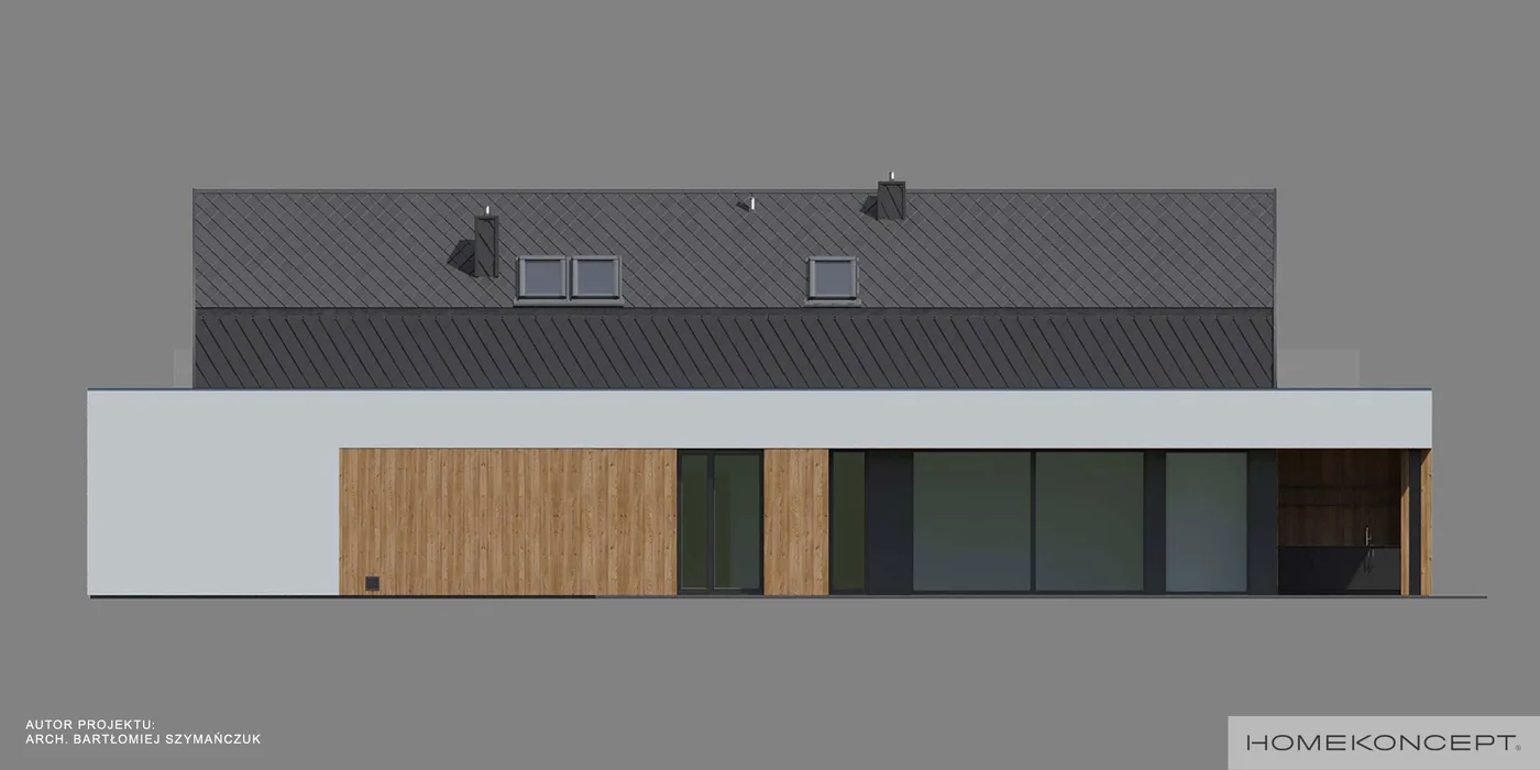 Elewacja boczna lewa