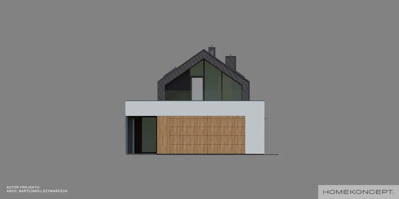 Elewacja boczna prawa