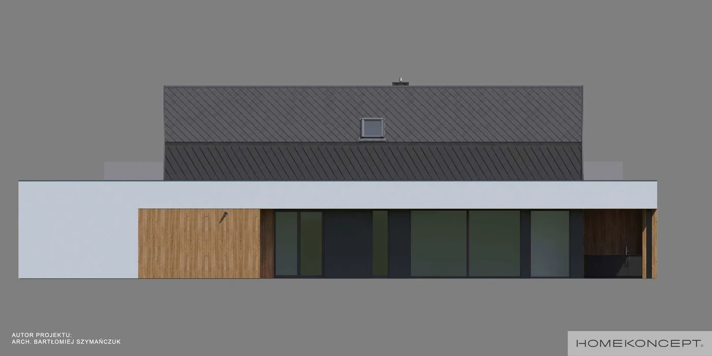 Elewacja boczna lewa