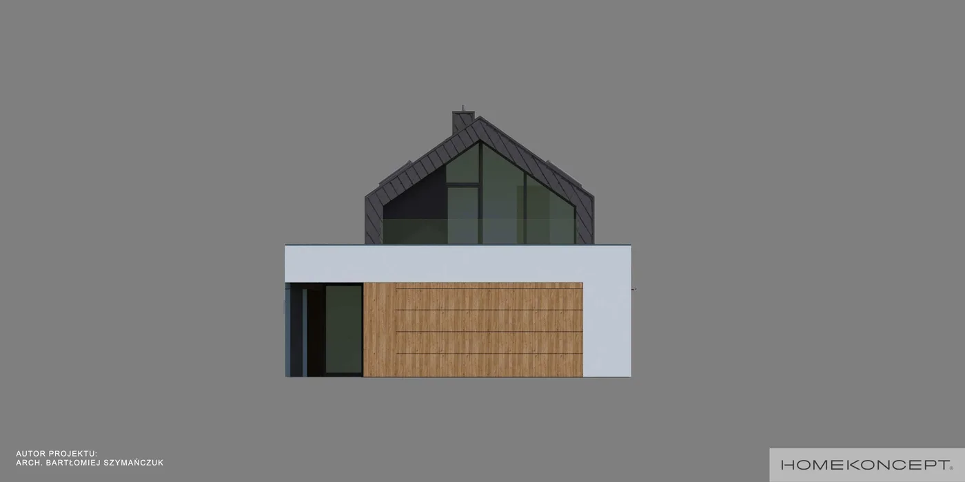 Elewacja boczna prawa