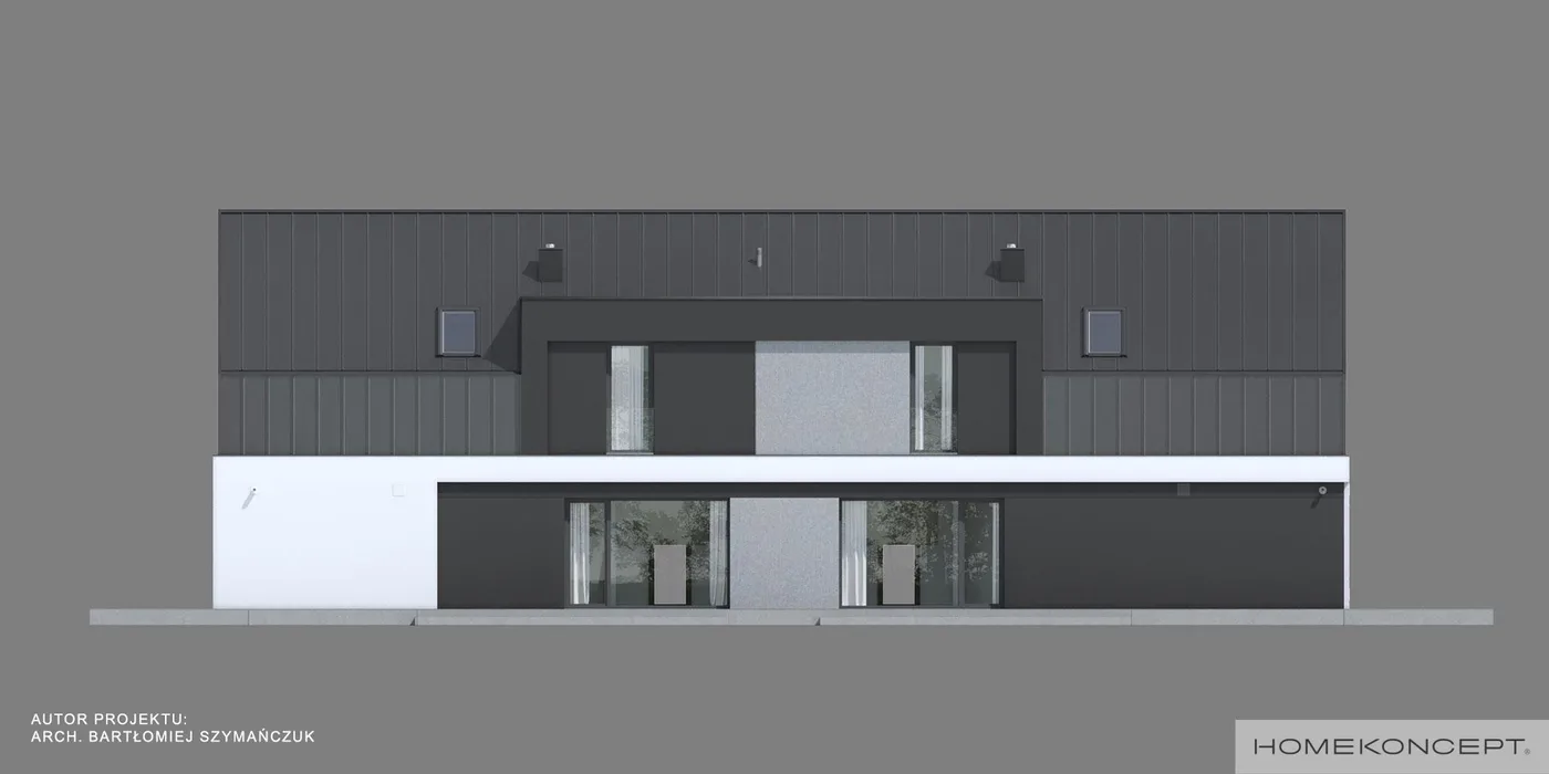 Elewacja boczna lewa