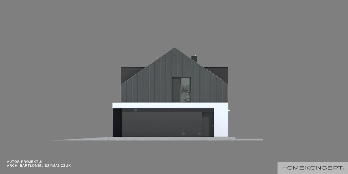 Elewacja boczna prawa