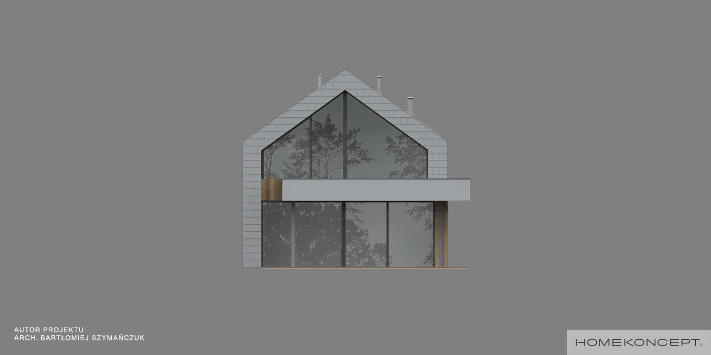 Elewacja boczna lewa