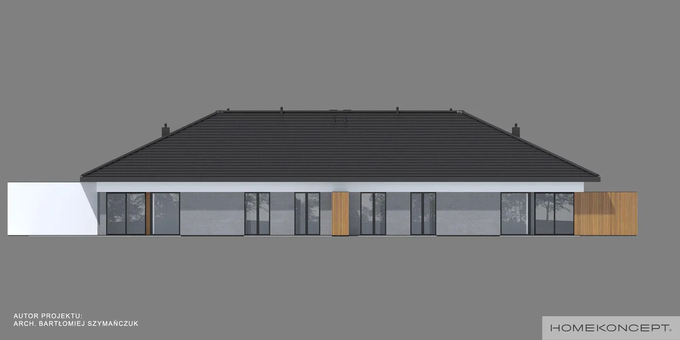 Elewacja boczna lewa