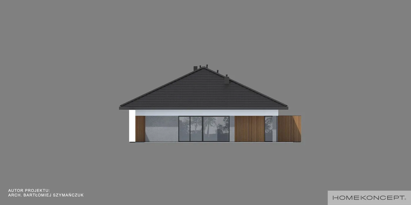 Elewacja boczna prawa