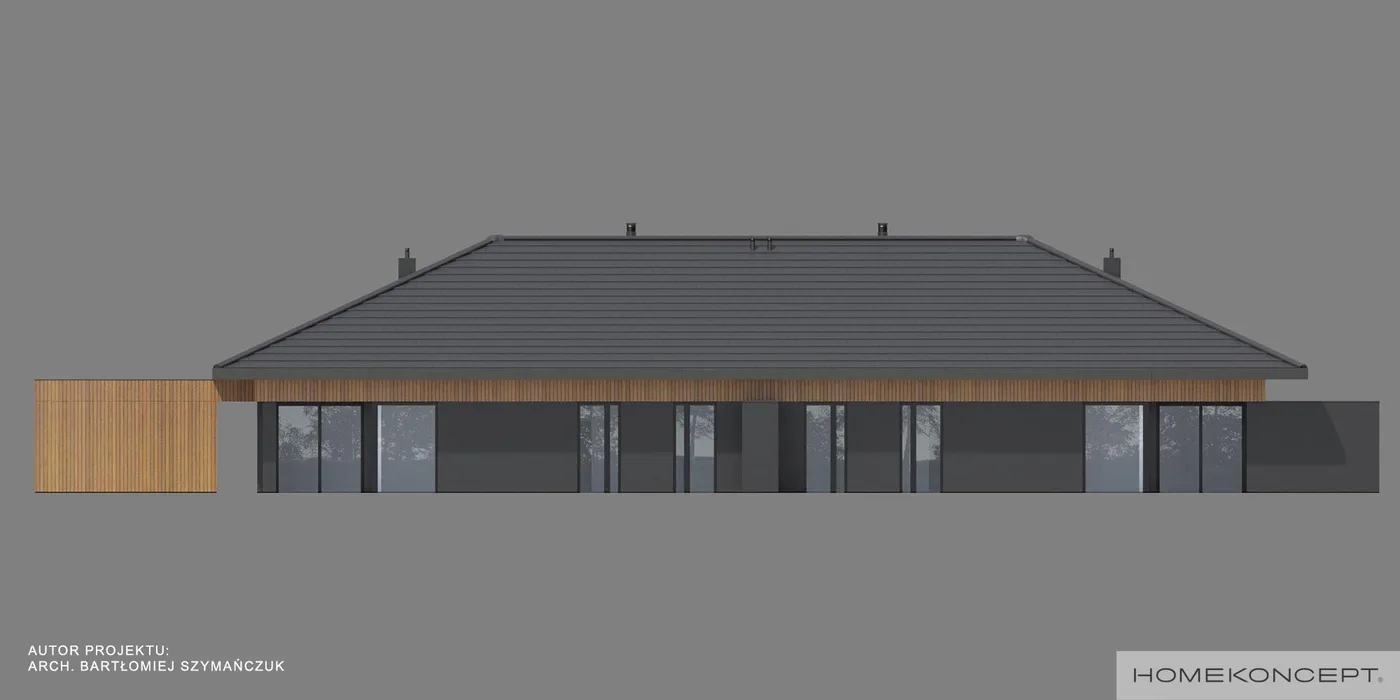 Elewacja boczna lewa