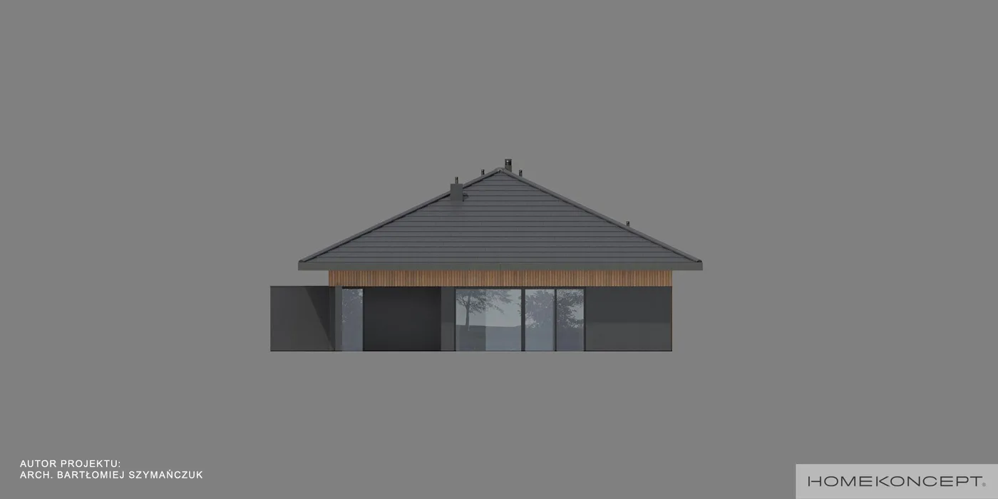 Elewacja boczna prawa