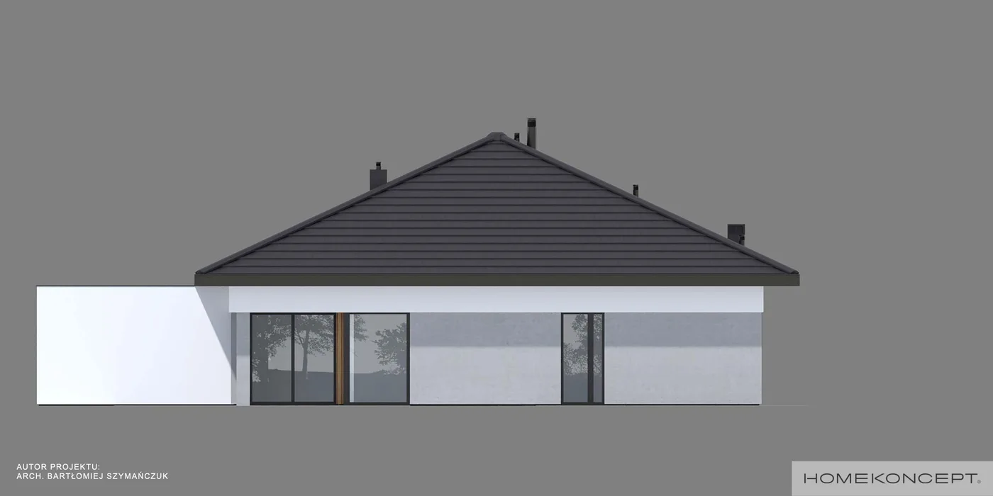 Elewacja boczna lewa